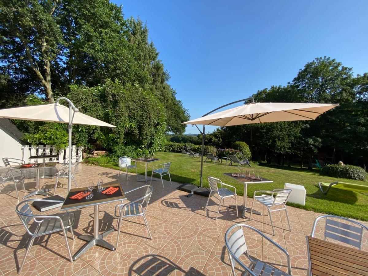 Latitude Ouest Hotel Restaurant & Spa Locronan Exterior foto